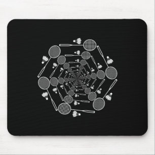 Badminton Love Team Player Coach Mouse Mat