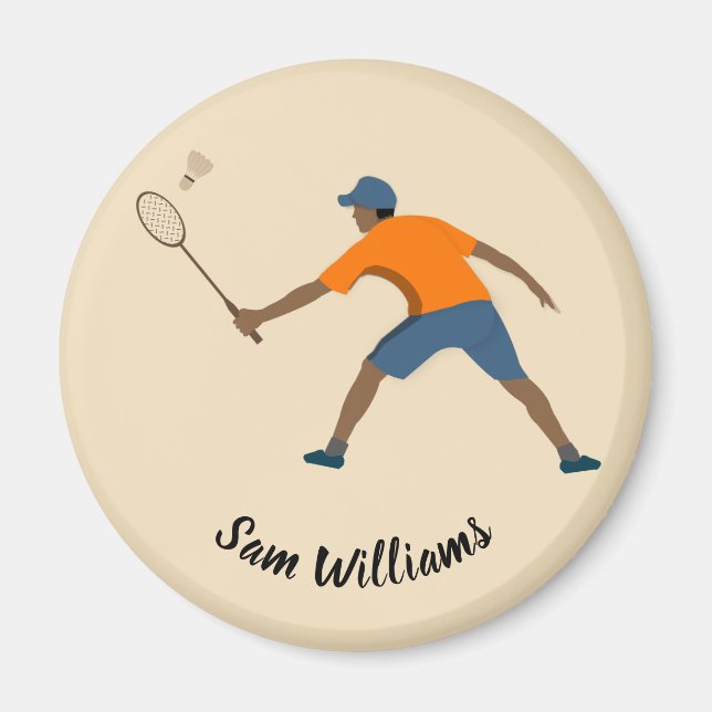 Badminton Magnet (Front)