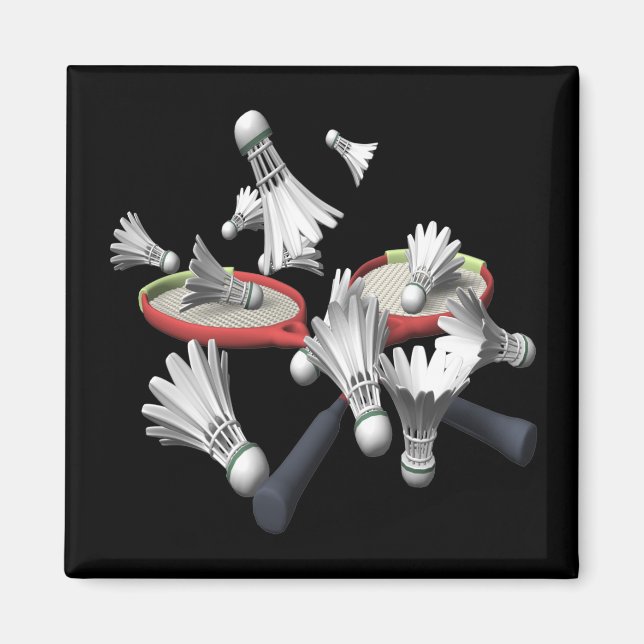 Badminton Magnet (Front)