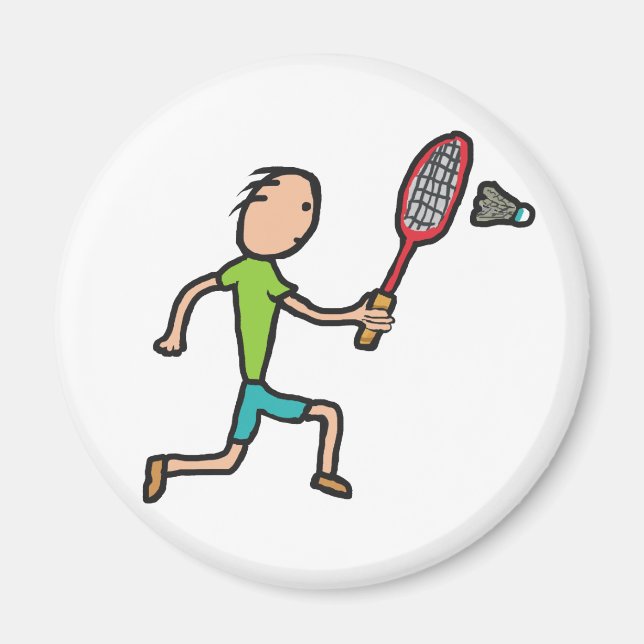 Badminton Magnet (Front)