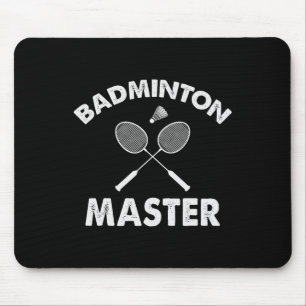 Badminton Master Funny Badminton Player Shuttle Ra Mouse Mat