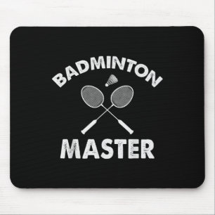 Badminton Master Funny Badminton Player Shuttle Ra Mouse Mat