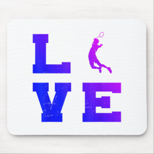 Badminton Mens Womens Badminton Player Shuttle Mouse Mat