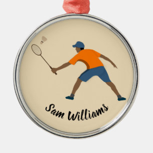 Badminton Metal Tree Decoration