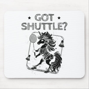 Badminton Mode On Shuttle Racket Mouse Mat