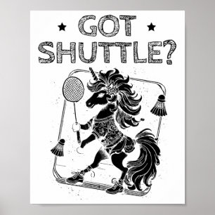 Badminton Mode On Shuttle Racket  Poster
