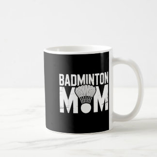 Badminton Mom Retro Women Badminton Lover Mommy Mo Coffee Mug