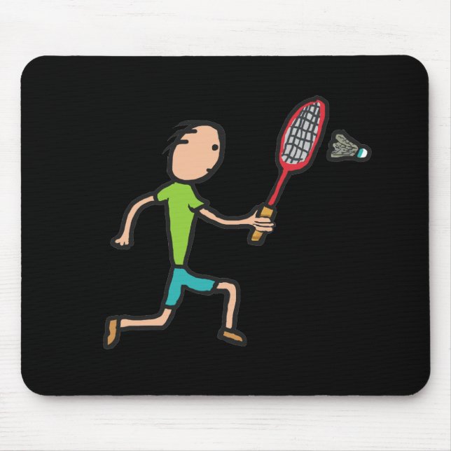 Badminton Mouse Mat (Front)