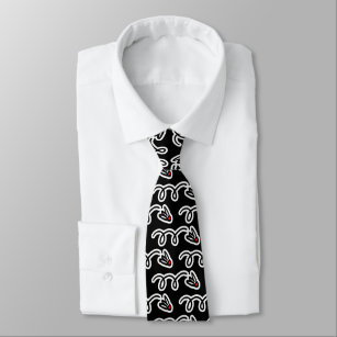 Badminton neck tie for players and fans