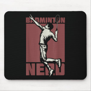 Badminton Nerd Shuttle Mouse Mat