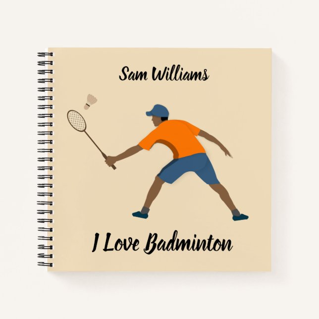 Badminton Notebook (Front)
