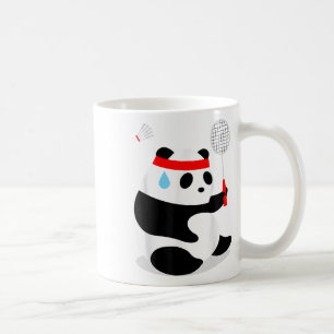 Badminton Panda Getting Sweaty Missed Coffee Mug