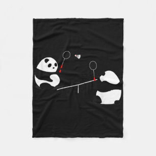 Badminton Panda Volley Fleece Blanket