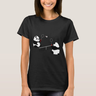 Badminton Panda Volley  T-Shirt
