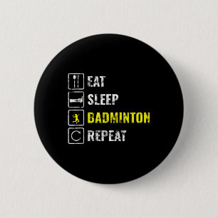 Badminton Player Badminton Racket Shuttle Birdie S 6 Cm Round Badge