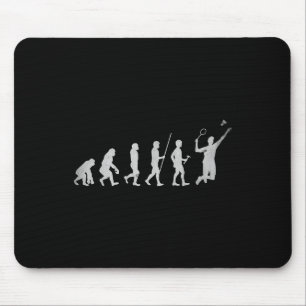 Badminton Player Birdie Shuttle Smash  Mouse Mat