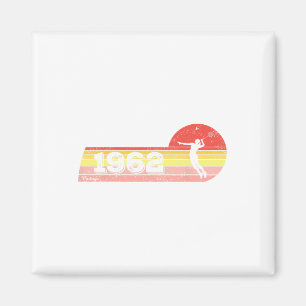 Badminton-player Born 1962 Birthday Vintage Women  Magnet