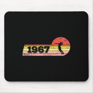 Badminton-player Born 1967 Birthday Vintage Women  Mouse Mat