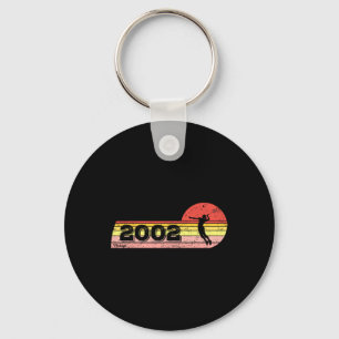 Badminton-player Born 2002 Birthday Vintage Women Key Ring
