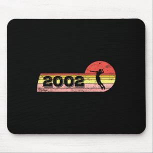 Badminton-player Born 2002 Birthday Vintage Women  Mouse Mat