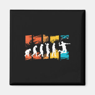 Badminton Player Evolution Shuttle Badminton Racke Magnet