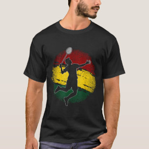 Badminton Player Ghanaian Flag Ghana T-Shirt