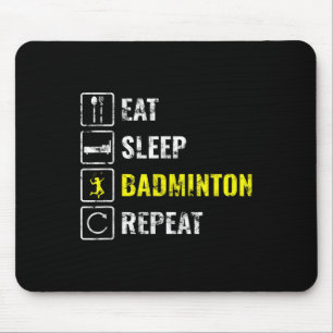 Badminton Player Gift Mouse Mat