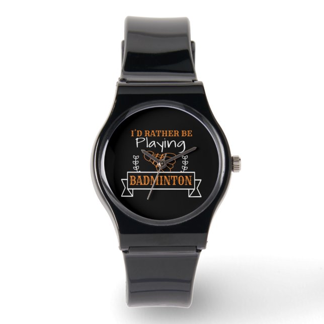 Badminton Player Gift Watch (Front)