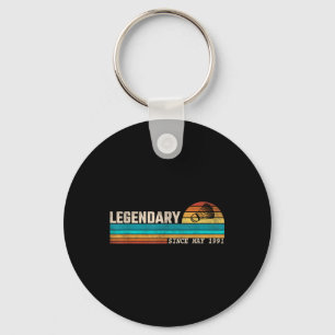 Badminton Player Legend Since May 1991 Birthday Key Ring