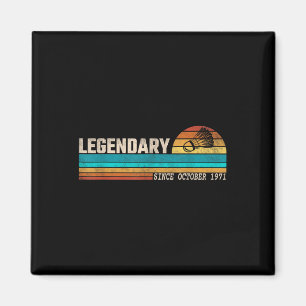 Badminton Player Legend Since October 1971 Birthda Magnet