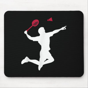 Badminton Player Mouse Mat