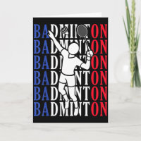 Badminton Player Players Coach Fans Boys Man Retro