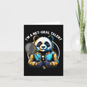 Badminton Player Pun Shuttle Netural Talent Badmin Card