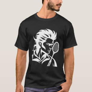 Badminton Player Racket Sports Shuttle  T-Shirt