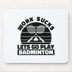 Badminton Player Racket - Team Court Racquet Shutt Mouse Mat
