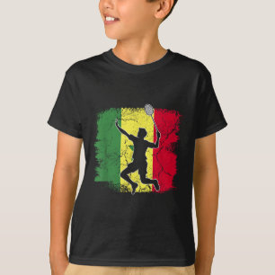 Badminton Player Senegalese Flag Senegal T-Shirt