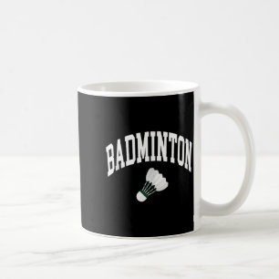 Badminton Player Shuttle Graphic Tank Top Coffee Mug