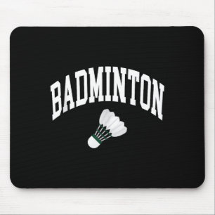 Badminton Player Shuttle Graphic Tank Top  Mouse Mat