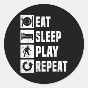 Badminton Player Shuttle Womens Badminton Classic Round Sticker