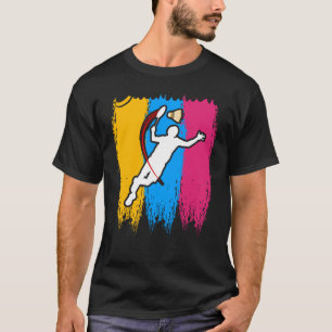 Badminton Player Shuttlecock Time Smash Rackets G T-Shirt
