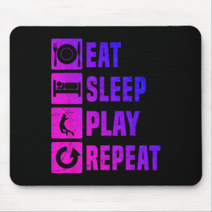 Badminton Player Squash Mens Badminton Shuttle Mouse Mat