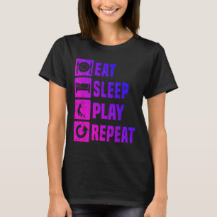 Badminton Player Squash Mens Badminton Shuttle T-Shirt