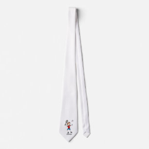 Badminton Player T-shirts and Gifts Tie