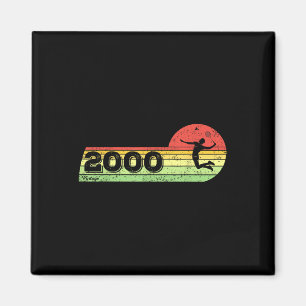 Badminton-player Vintage 2000 Birthday Shuttle Bad Magnet
