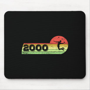 Badminton-player Vintage 2000 Birthday Shuttle Bad Mouse Mat