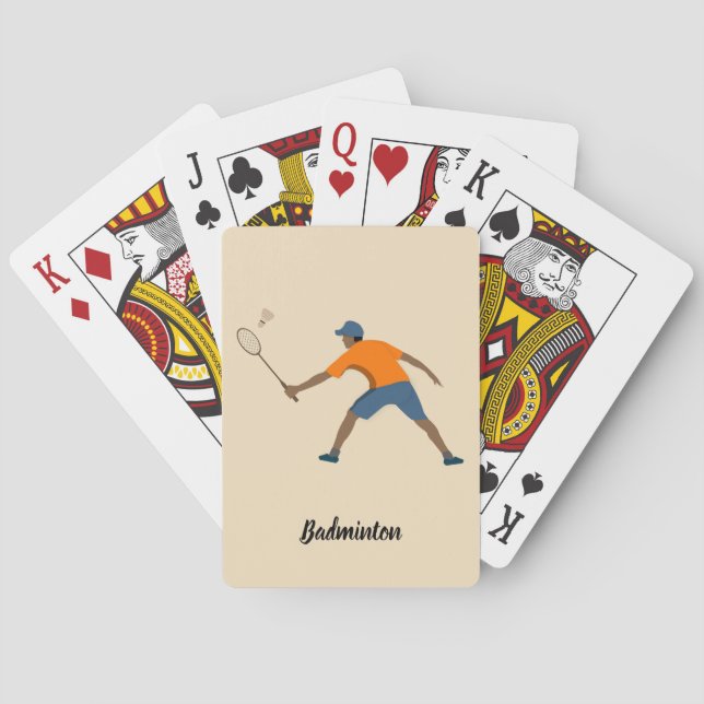 Badminton Playing Cards (Back)