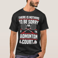 Badminton Racket Be Sorry Shuttle Badminton Player