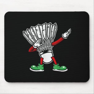 Badminton Racket Dabbing Shuttle Player Badminton  Mouse Mat