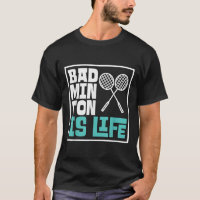 Badminton Racket - Funny Badminton Player