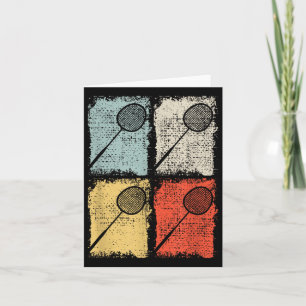 Badminton Racket Retro Badminton Player,badminton  Card